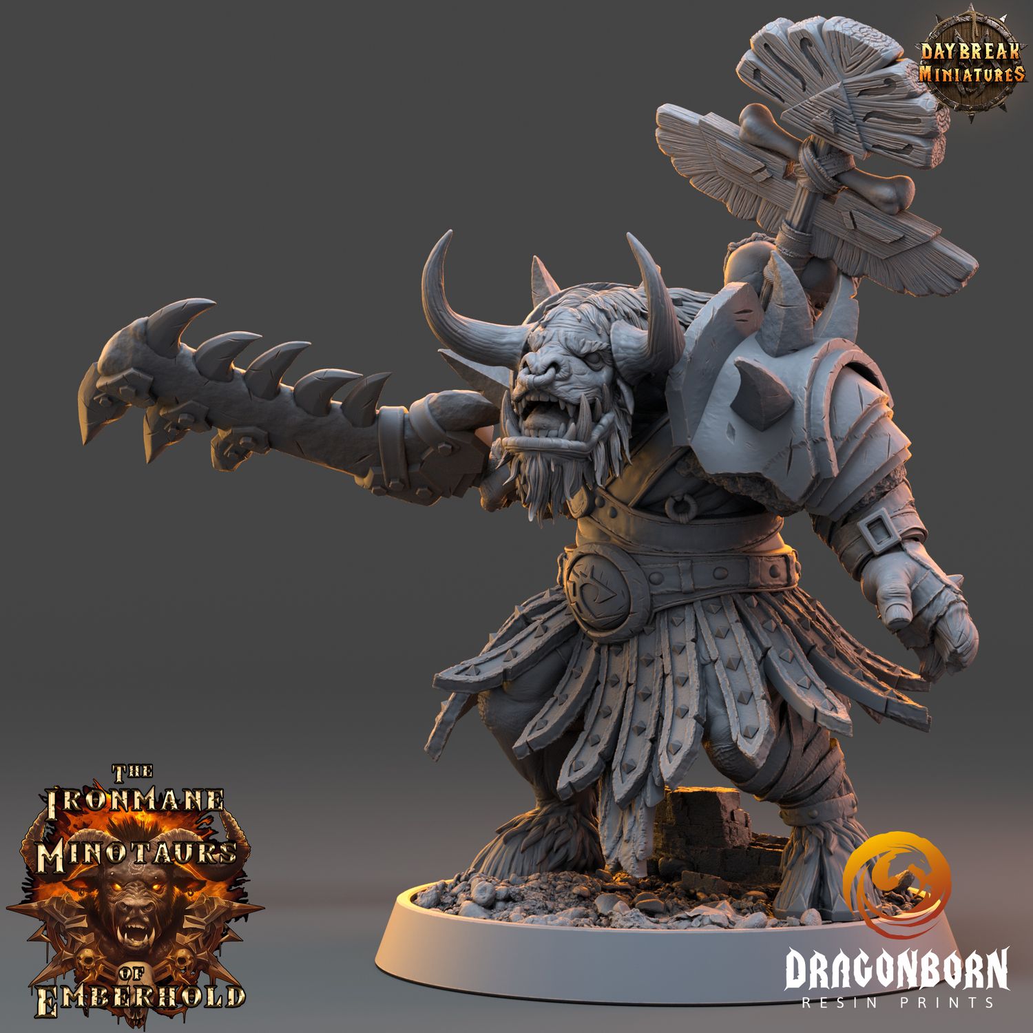Tarnok Fleshtearer - Minotaurs DnD RPG Wargaming Miniatures