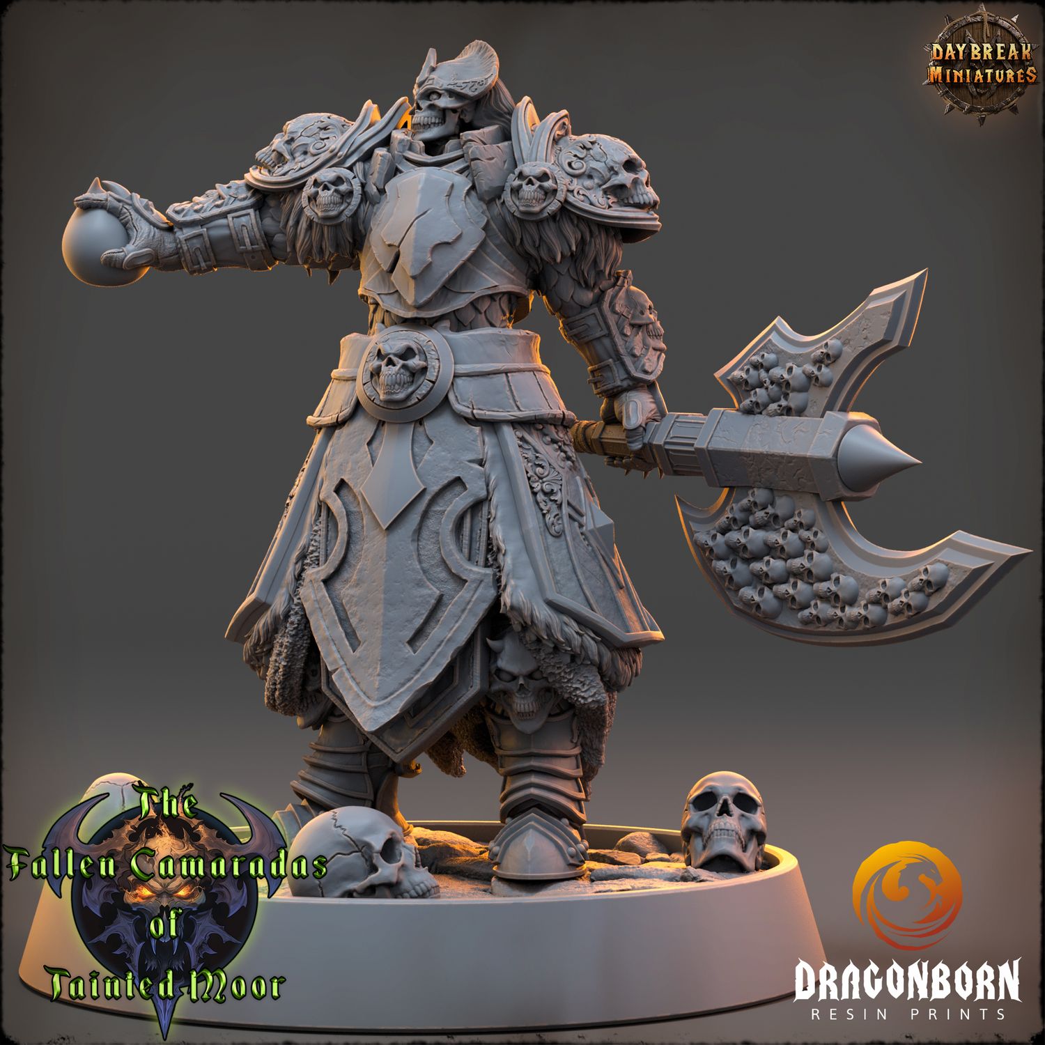 Pale Lord Kraven - Undead Warrior DnD RPG Wargaming Miniatures