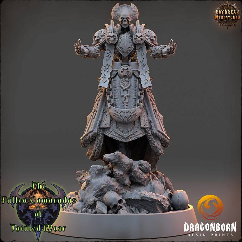 The Deathpriest of Tainted Moor - Undead Warrior DnD RPG Wargaming Miniatures