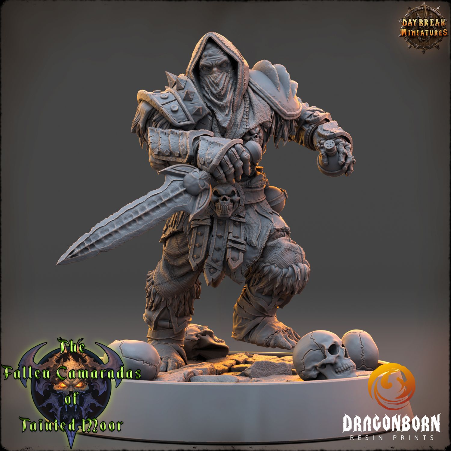General Skarth Hollowfist - Undead Warrior DnD RPG Wargaming Miniatures