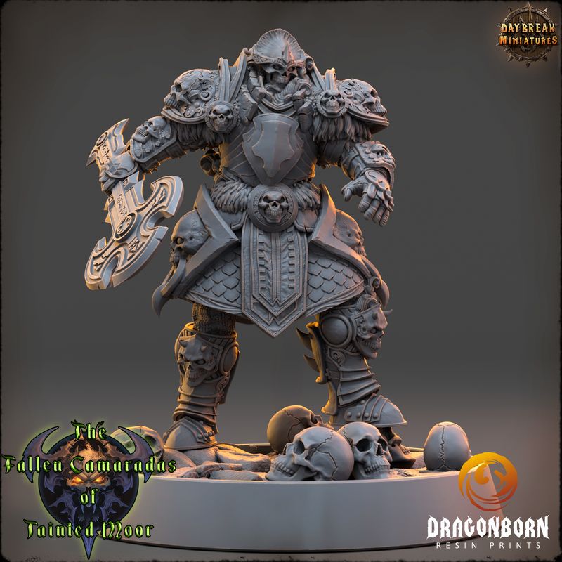 Spectral Overseer of the Bleak March - Undead Warrior DnD RPG Wargaming Miniatures