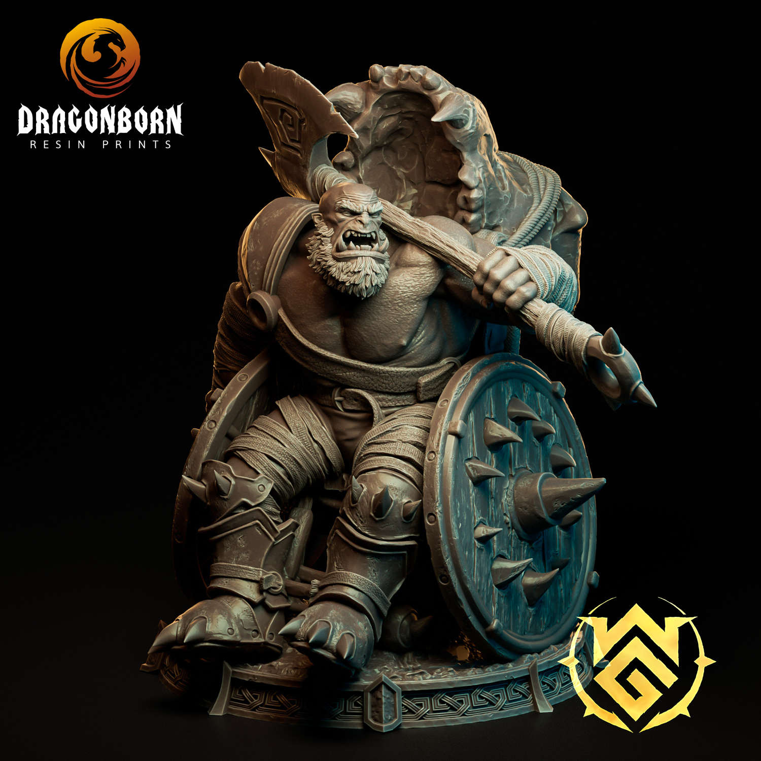 God Hewer Groc - Half-Orc Barbarian Lifelong Trainee
