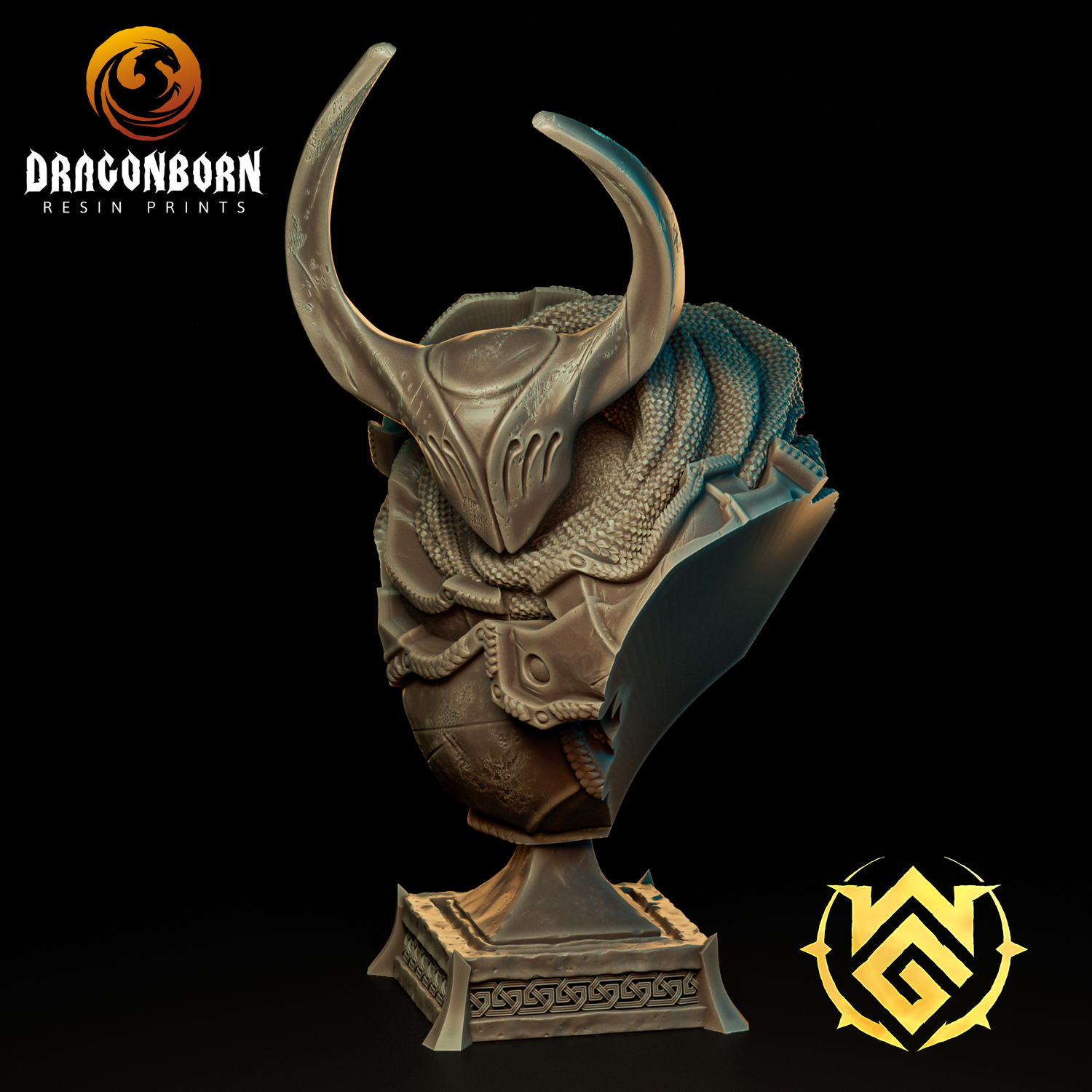 Bust of Grapple Knight - Human Fighter Warrior