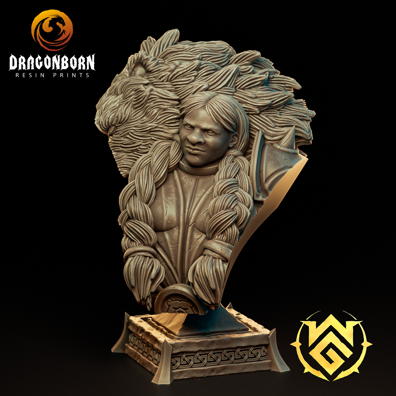 Bust of Queen of Frosthold - Dwarf Cleric Acolyte