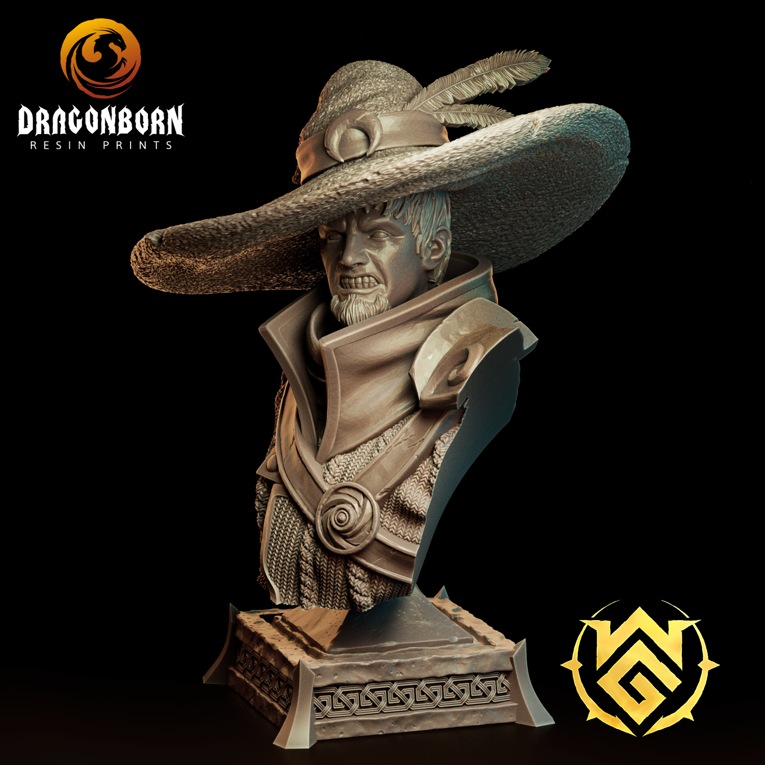 Bust of Hyperion, Enlightened - Half-Elf Wizard Arcane Initiate