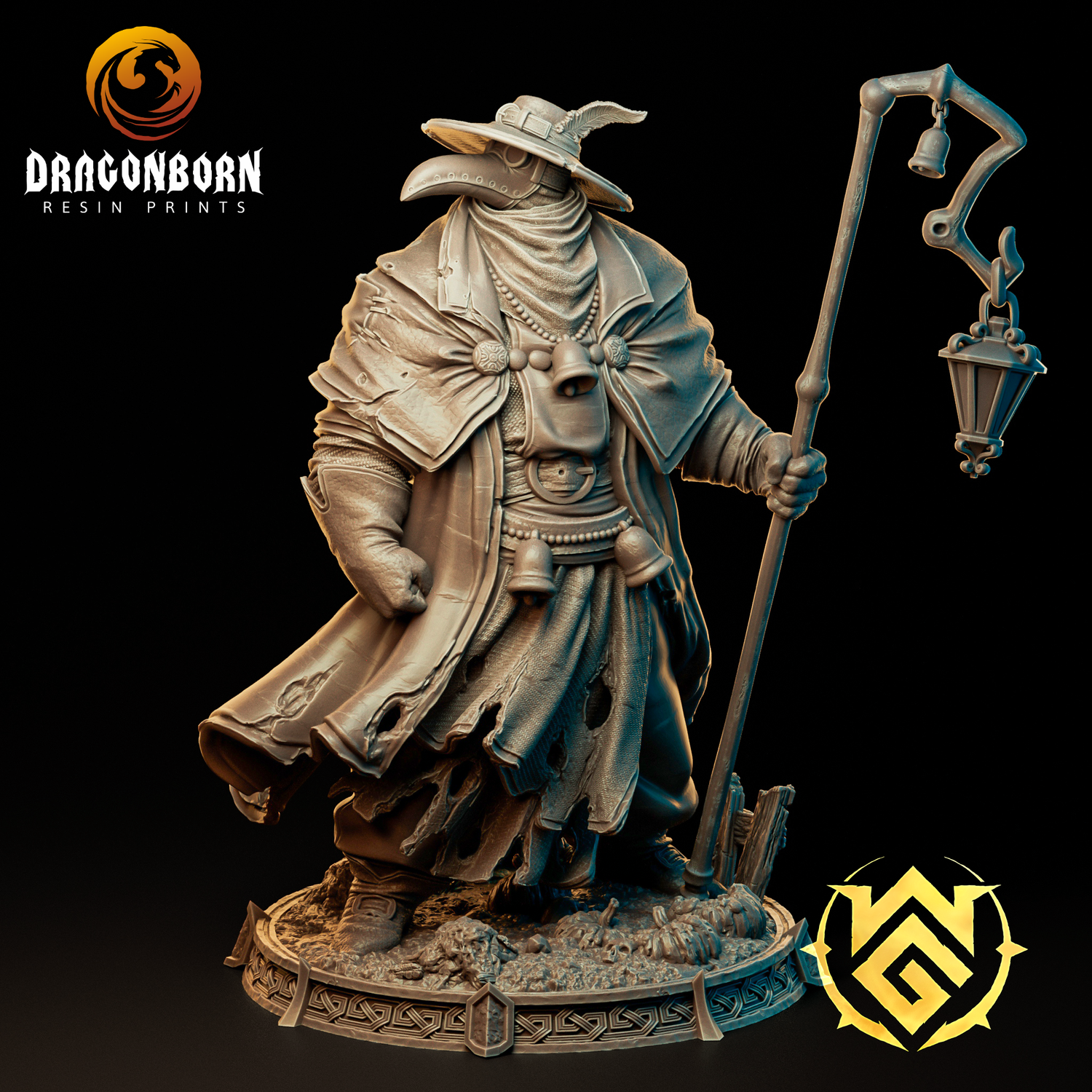 Iron Mask Cleric - Human Cleric Plague Doctor