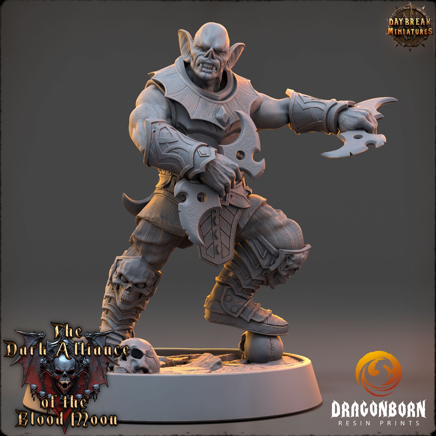 Ledro Emberskul - Vampire Warrior DnD RPG Wargaming Miniatures
