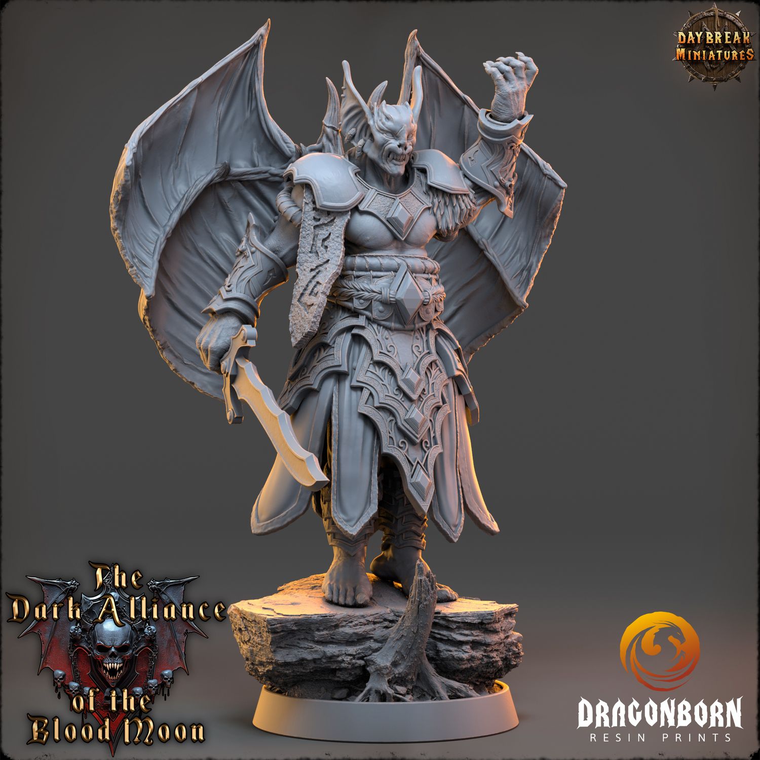 Prince Alaric Moonveil - Vampire Warrior DnD RPG Wargaming Miniatures