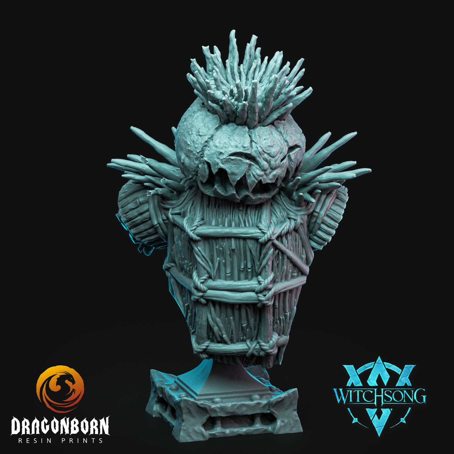 Wickerman Golem Bust