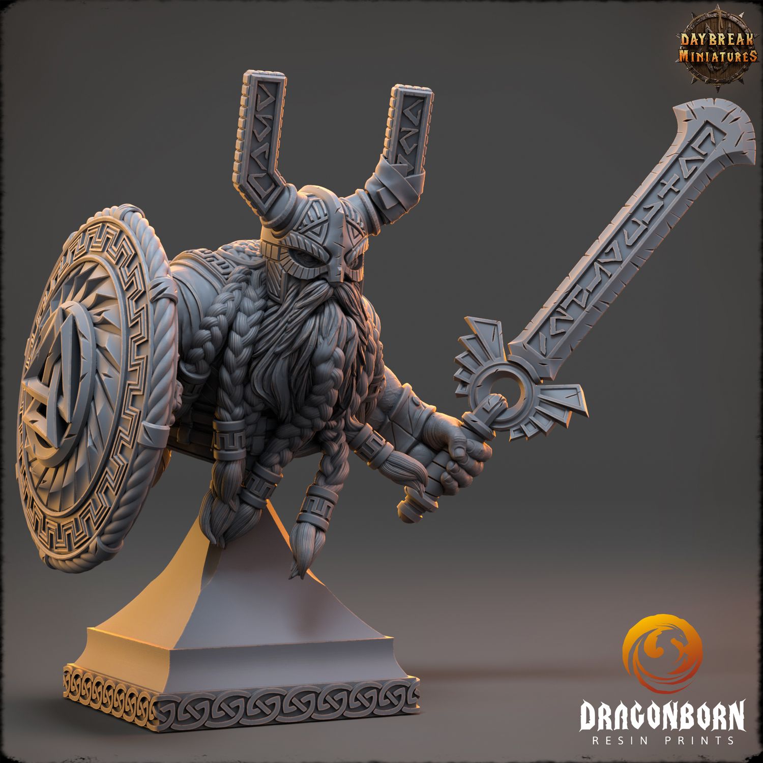 Eino ”Ravenblade” Ægger - Dwarf Warrior Bust