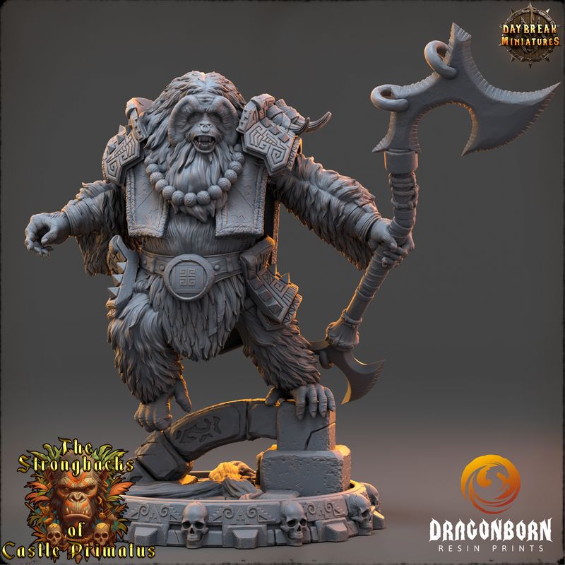 Targus Stelmaar -  Apes Warrior DnD RPG Wargaming Miniatures