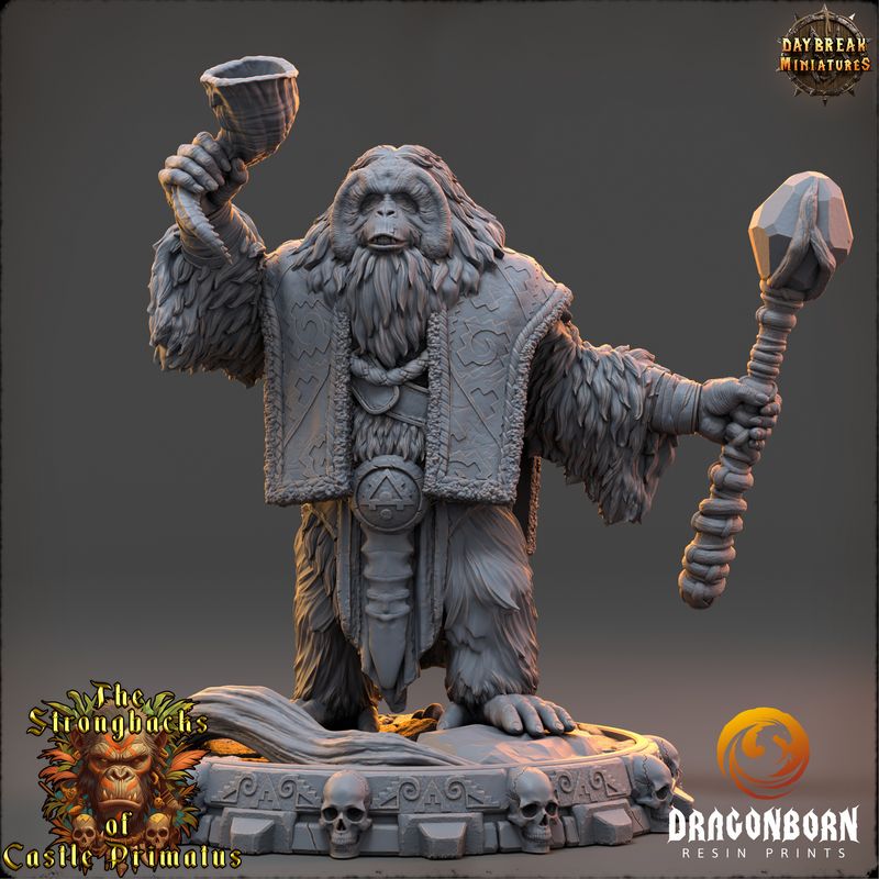 Urak Vaelor -  Apes Warrior DnD RPG Wargaming Miniatures