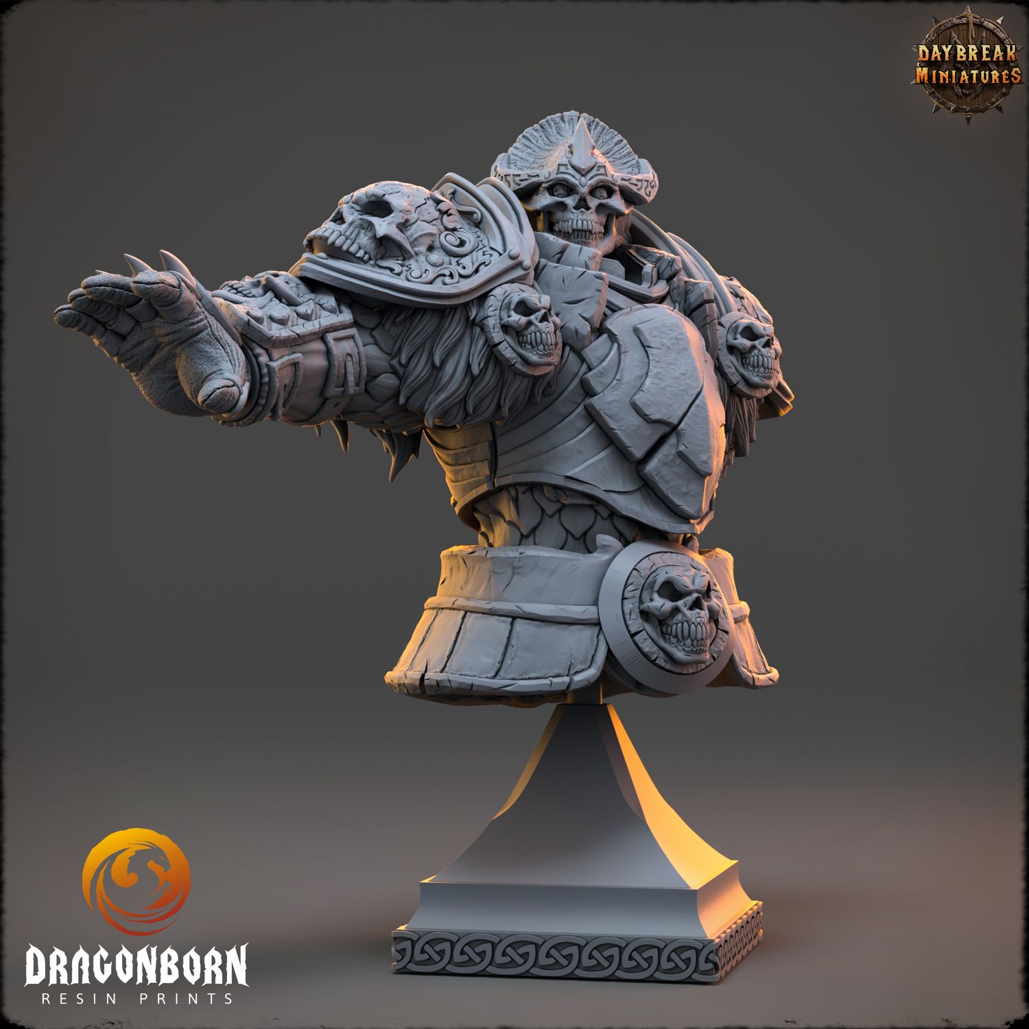 Pale Lord Kraven - Undead Warrior Bust