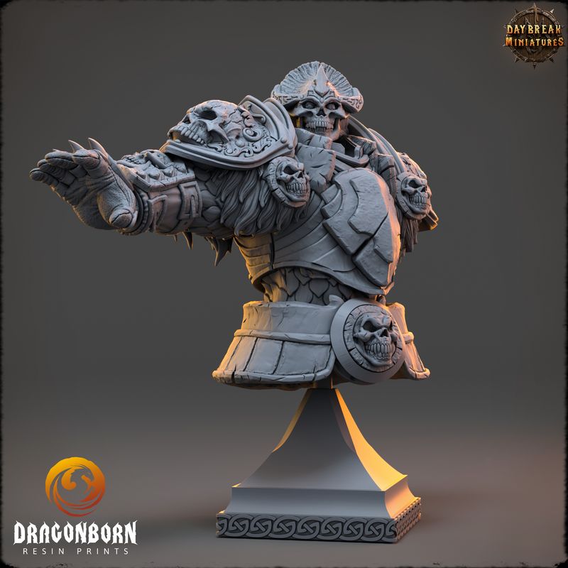 Pale Lord Kraven - Undead Warrior Bust