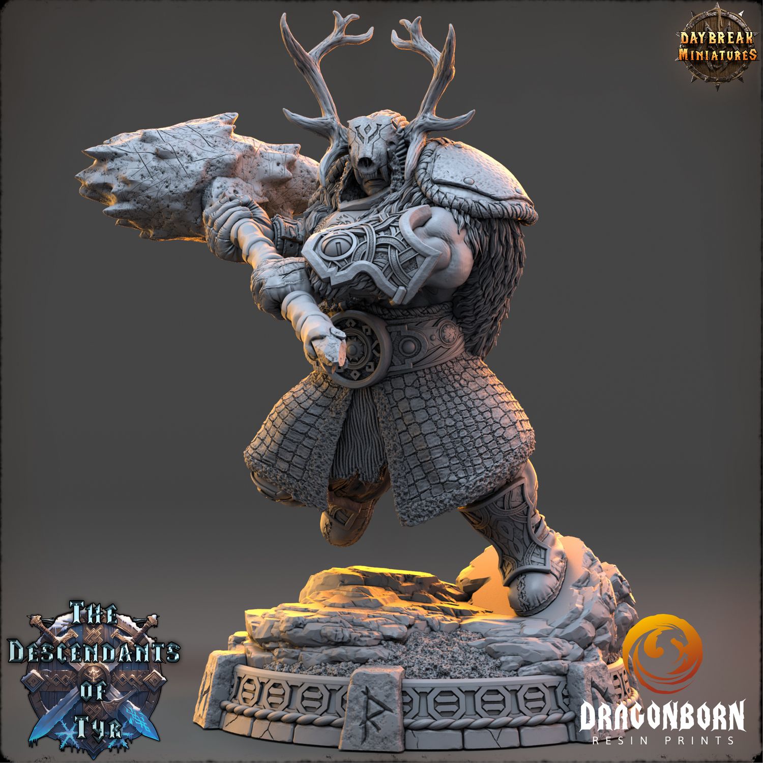 Darger Thornant - Viking Warrior DnD RPG Wargaming Miniatures