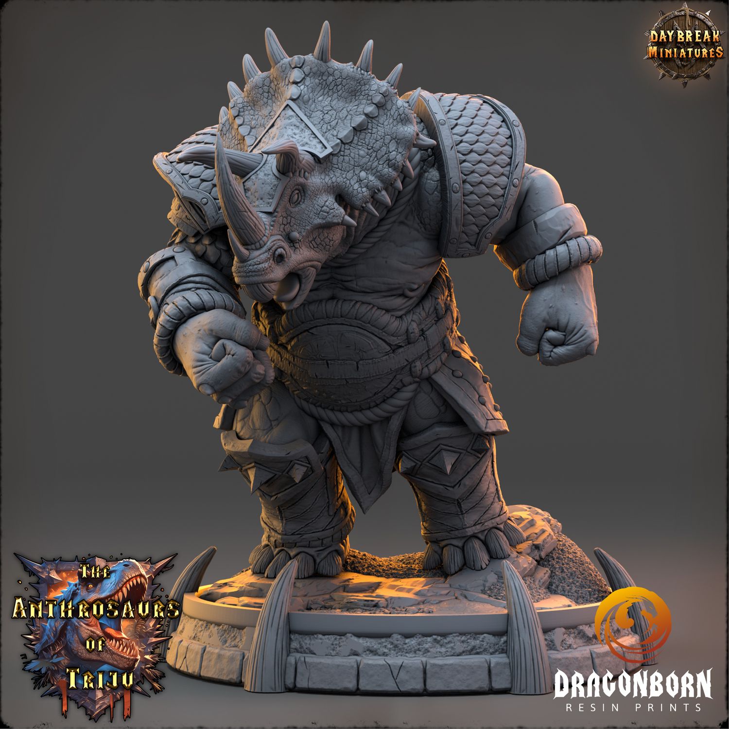 Zuund Freke - Dino Warrior DnD RPG Wargaming Miniatures