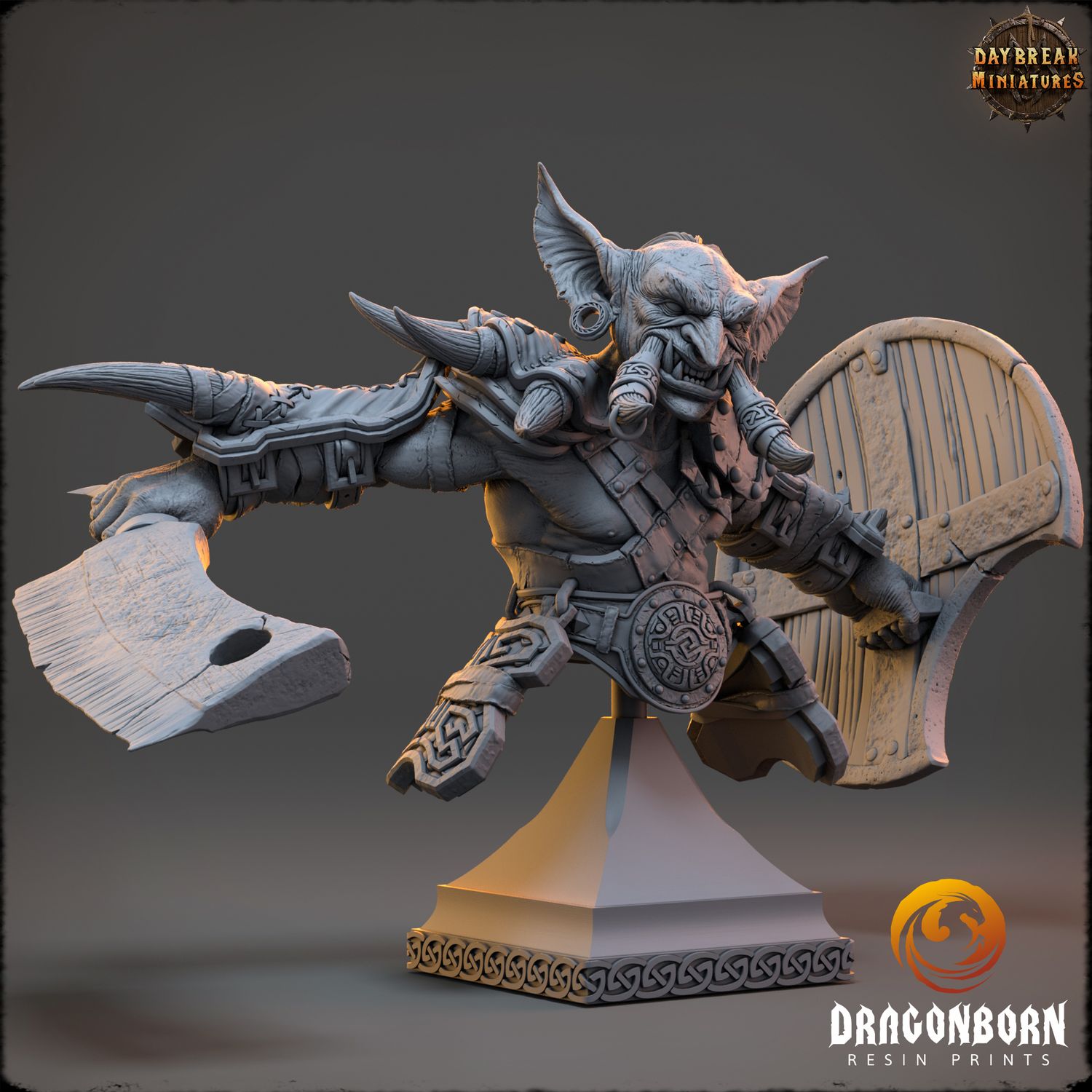 Jauk Stomper - Goblin Warrior Bust