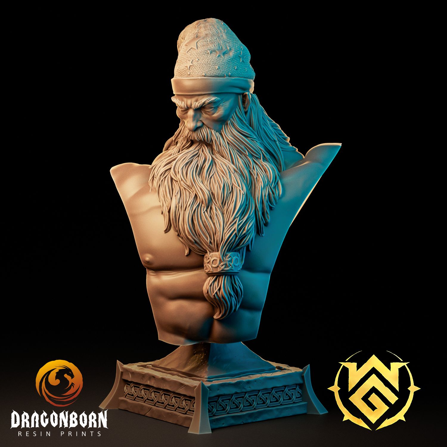 Bust of the Swoleceror - Human Sorceror