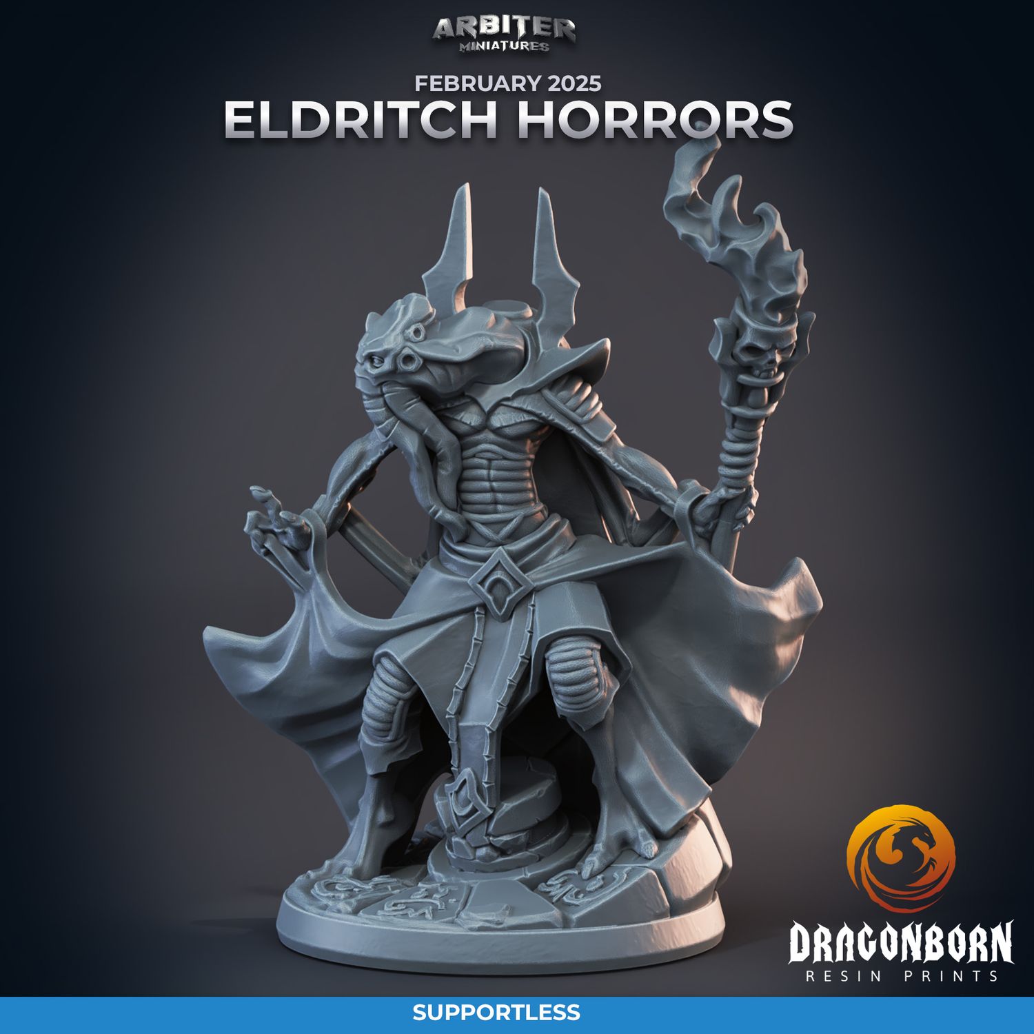 Mind Preyer 01 [25/02] - DnD RPG Wargaming Miniatures - supportless version