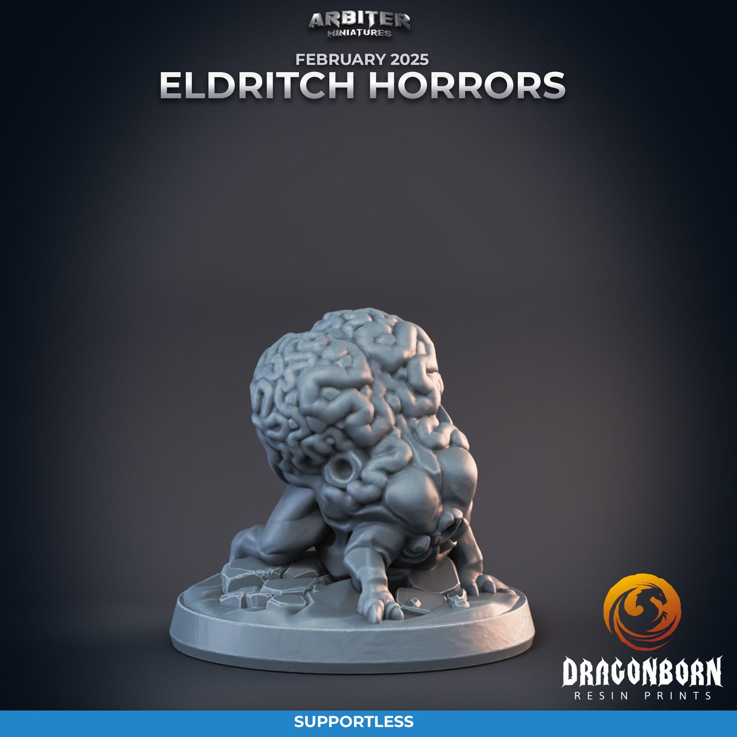 Mind Eater 01 [25/02] - DnD RPG Wargaming Miniatures - supportless version