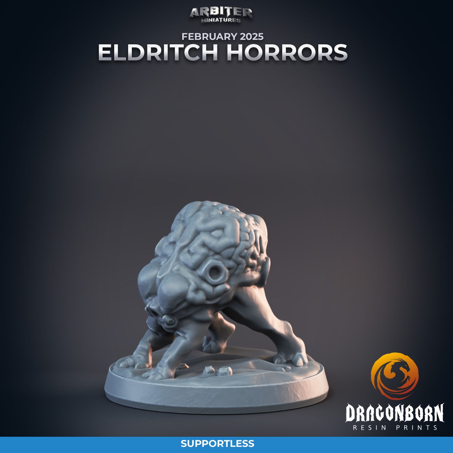 Mind Eater 02 [25/02] - DnD RPG Wargaming Miniatures - supportless version