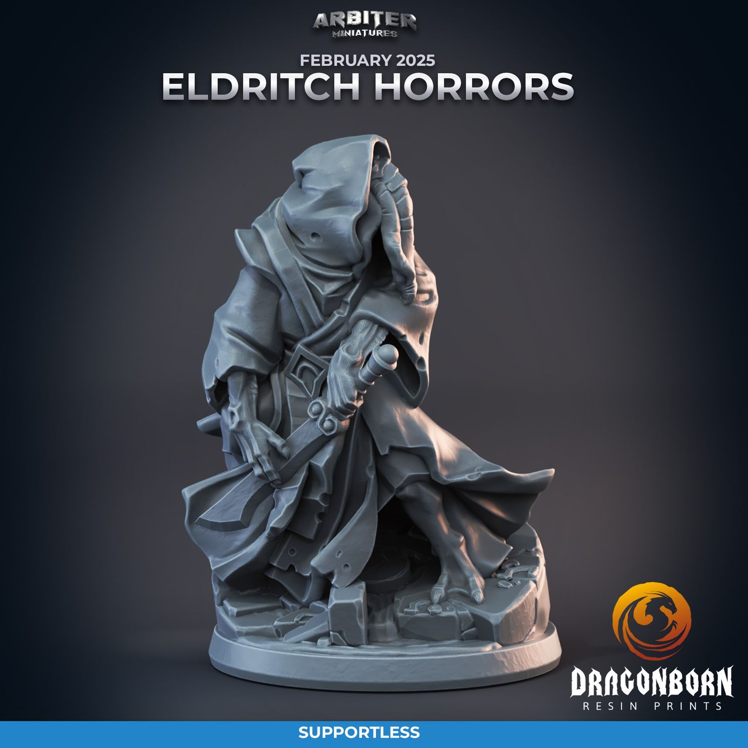 Mind Preyer 02 [25/02] - DnD RPG Wargaming Miniatures - supportless version
