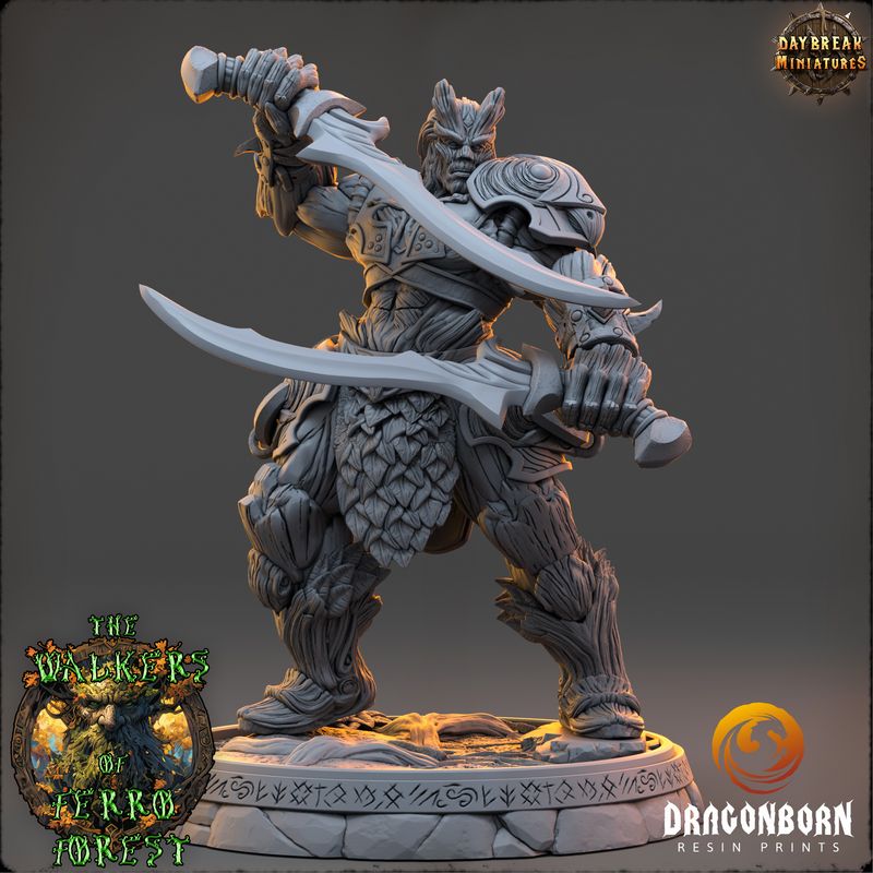Malrik Wraithmere - Ent Tree Warrior DnD RPG Wargaming Miniatures