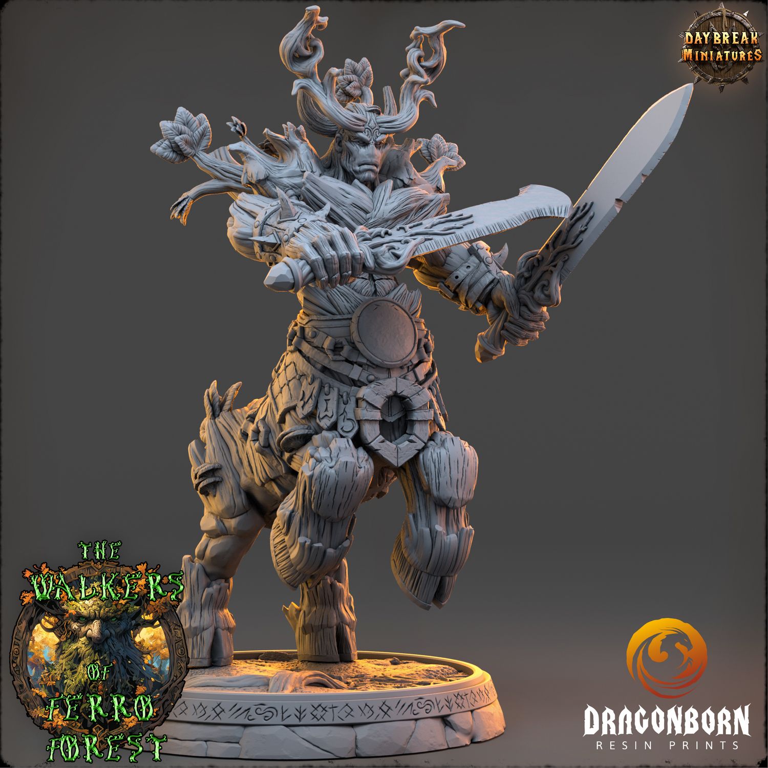 Ritter Iskren Vorynth - Ent Tree Warrior DnD RPG Wargaming Miniatures