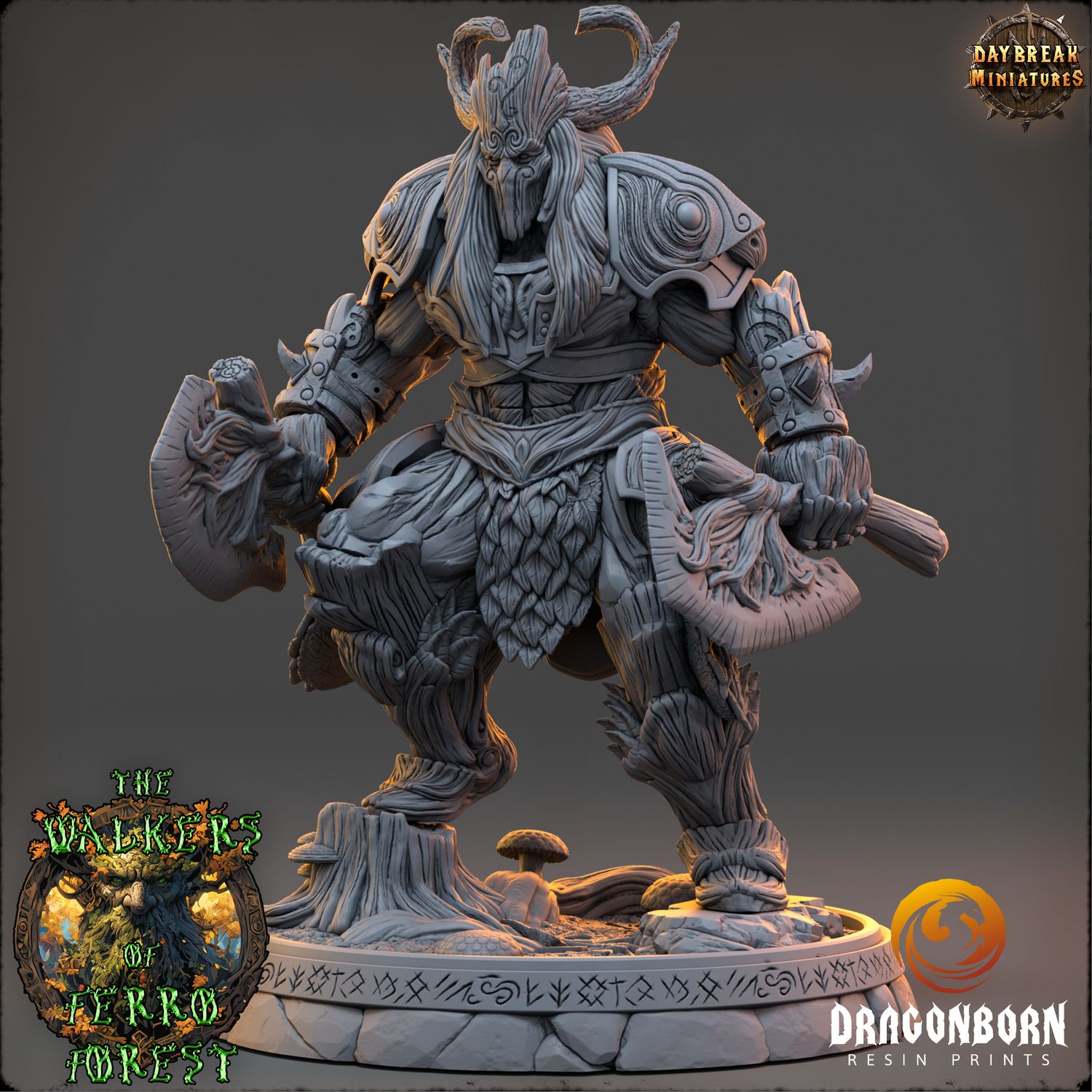 Vaelith Duskborne - Ent Tree Warrior DnD RPG Wargaming Miniatures