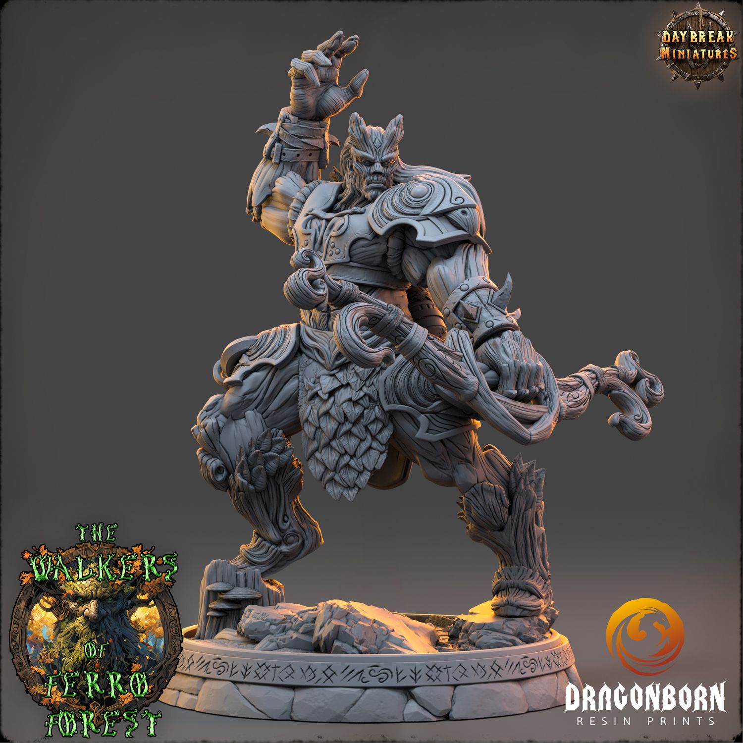 Thalrik Veyndar - Ent Tree Warrior DnD RPG Wargaming Miniatures