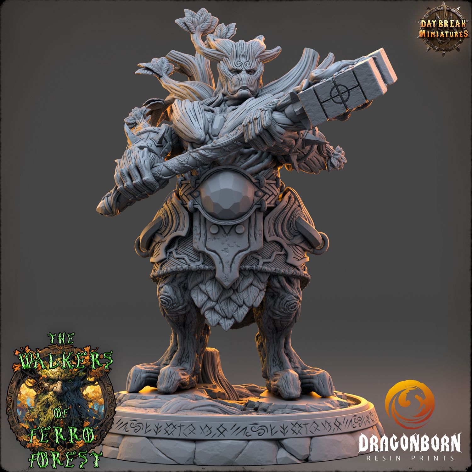Vaelric Gloamreach - Ent Tree Warrior DnD RPG Wargaming Miniatures