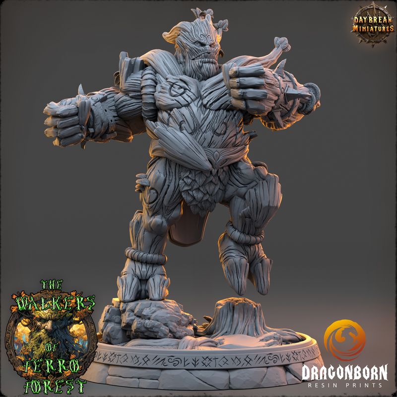 Zareth Thornveil - Ent Tree Warrior DnD RPG Wargaming Miniatures