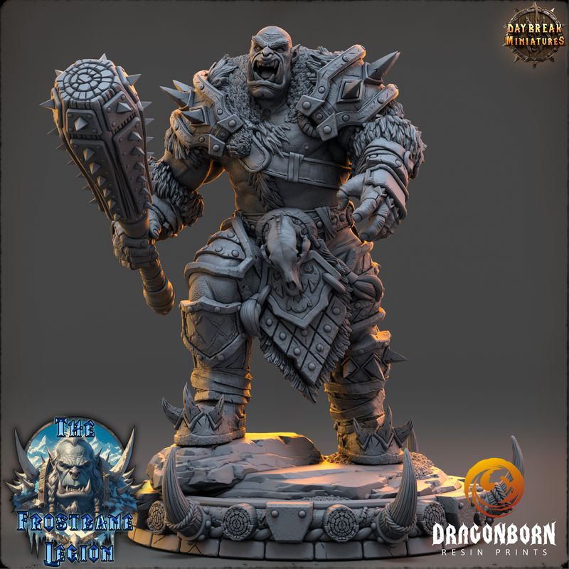 Boroth Skullcleaver - Orc Ork Warrior DnD RPG Wargaming Miniatures