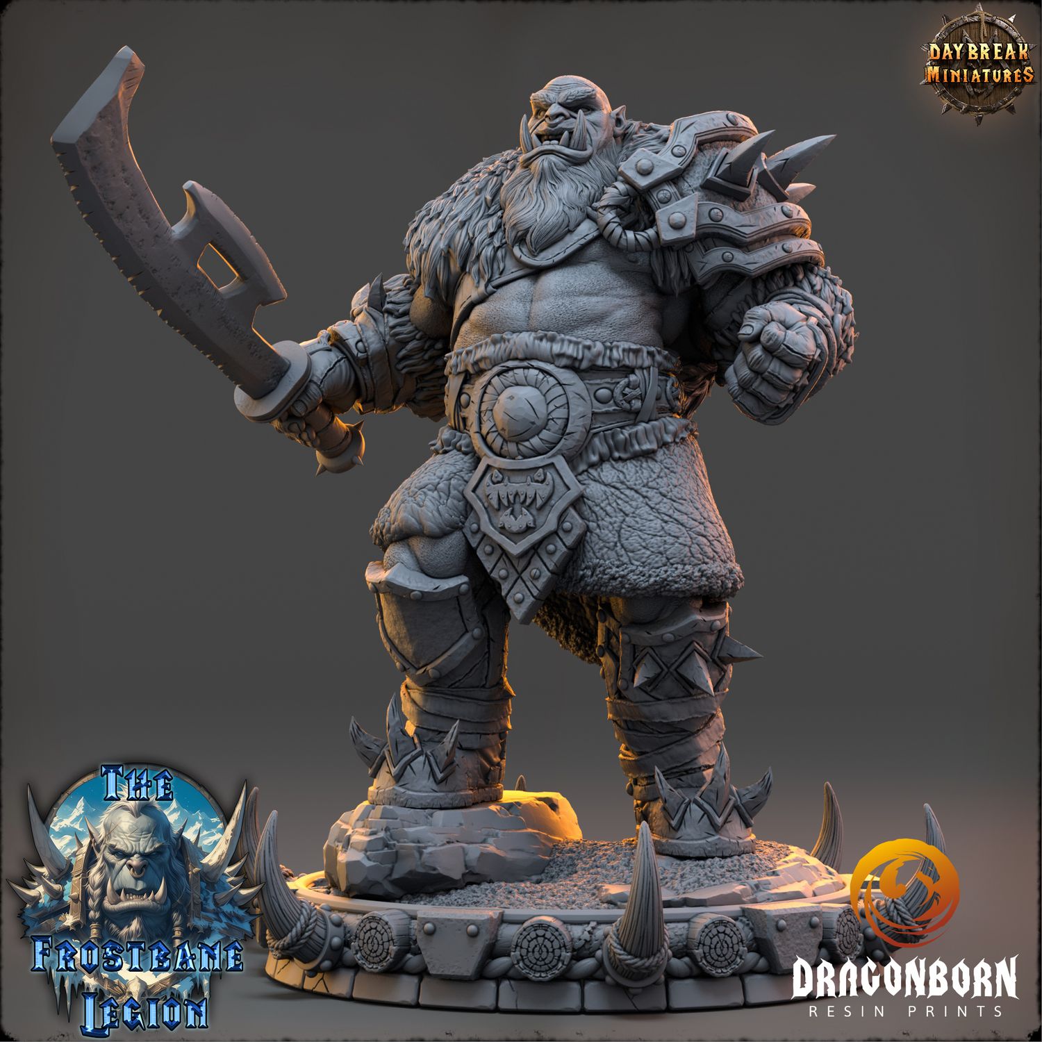 Guldrek the Ravager - Orc Ork Warrior DnD RPG Wargaming Miniatures