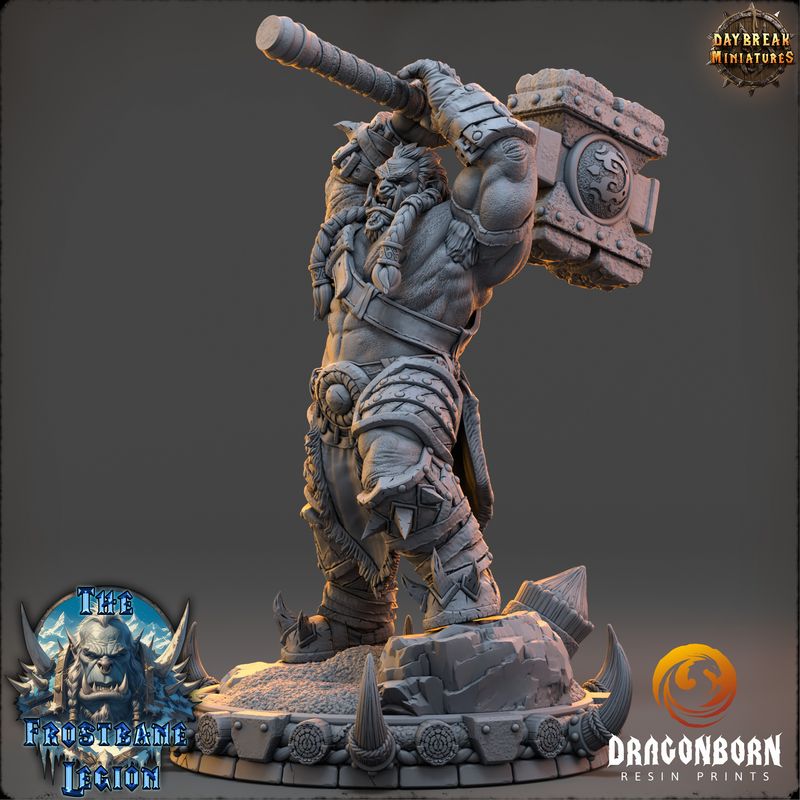 Krulgar Bonebreaker - Orc Ork Warrior DnD RPG Wargaming Miniatures
