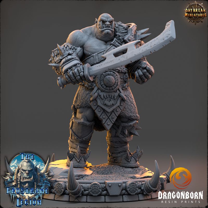 Mournak Ironblood - Orc Ork Warrior DnD RPG Wargaming Miniatures