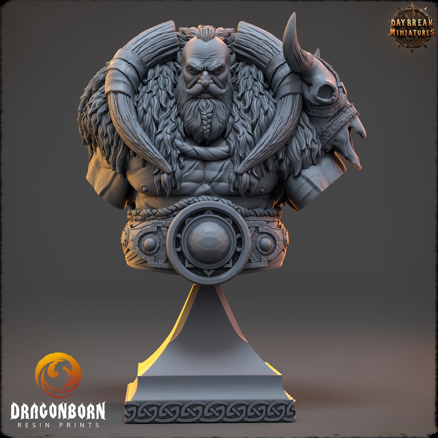 Thane Eboncry - Barbarian Viking Warrior Bust