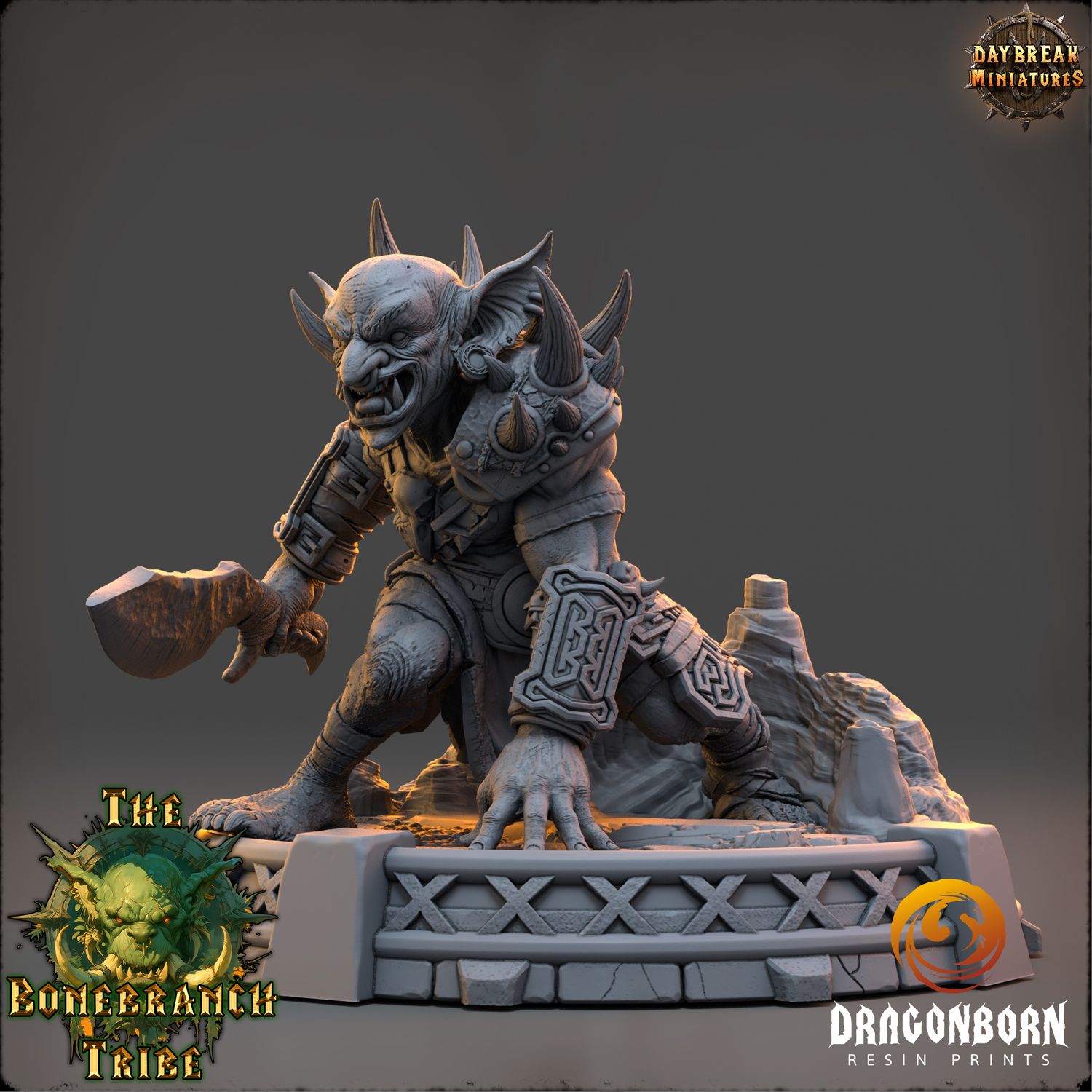 Drogg Skullstamper - Goblin Warrior DnD RPG Wargaming Miniatures
