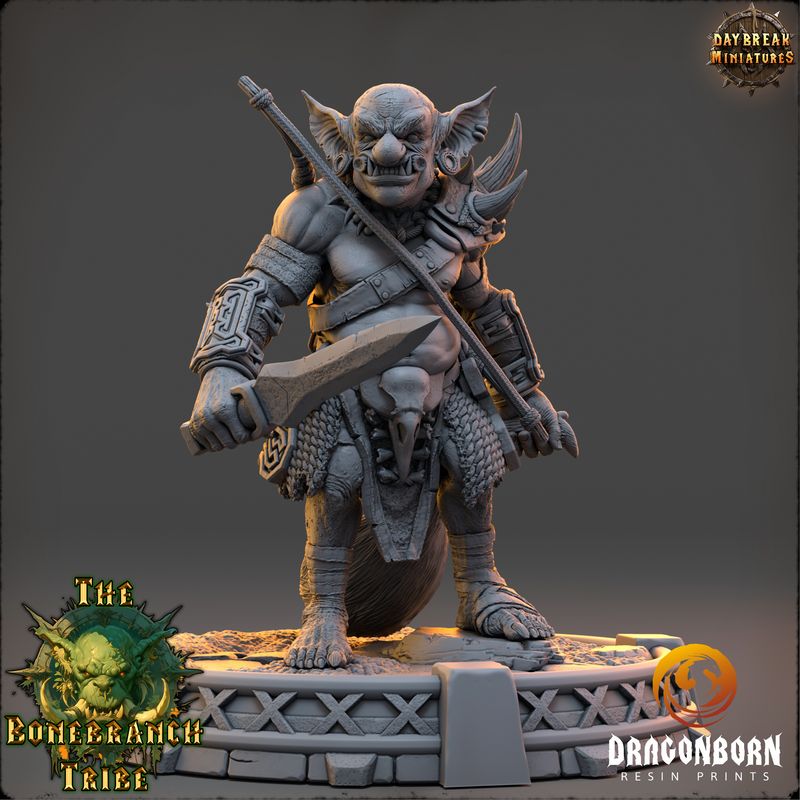 Narkz the Hollow - Goblin Warrior DnD RPG Wargaming Miniatures