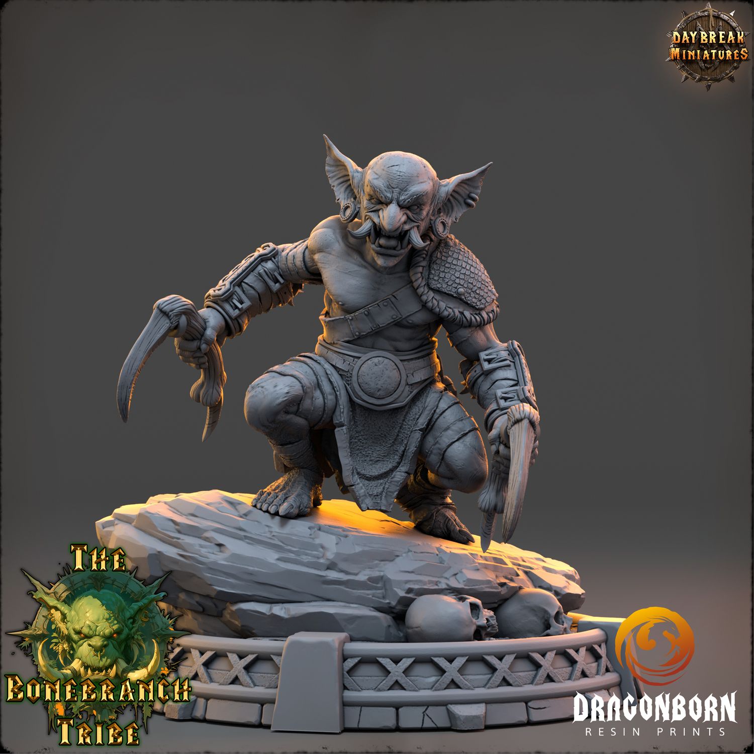 Thrizz Sharpnose - Goblin Warrior DnD RPG Wargaming Miniatures