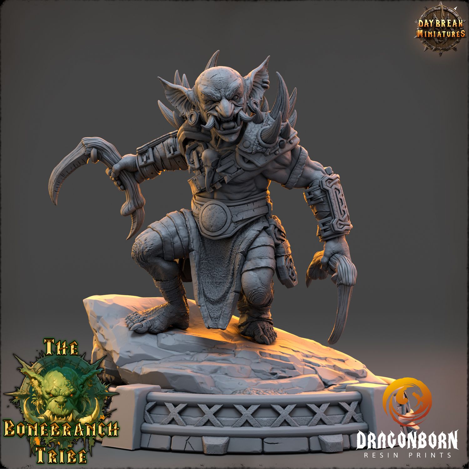 Varka Spinechewer - Goblin Warrior DnD RPG Wargaming Miniatures
