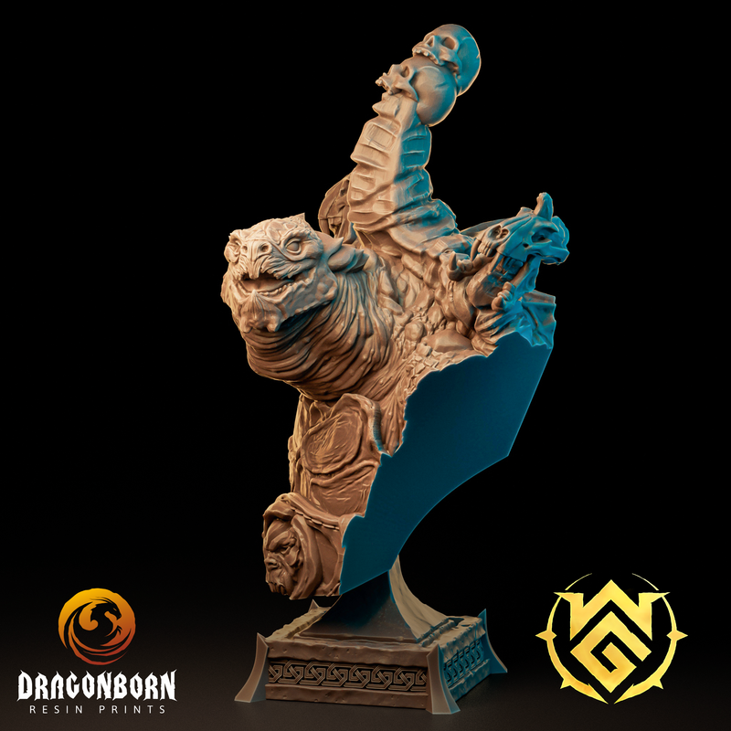 Bust of the Child of Torsus - Beastkin Warlock - Faustian Bargainer