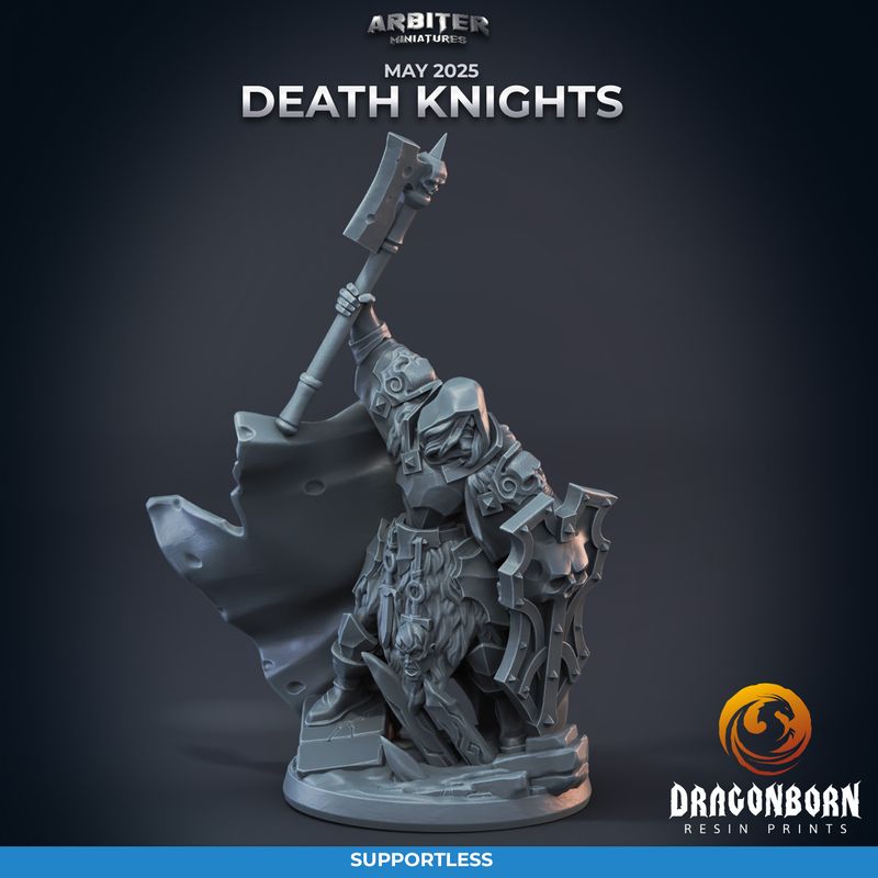 Death Knight 01 [25/05] - DnD RPG Wargaming Miniatures - supportless version