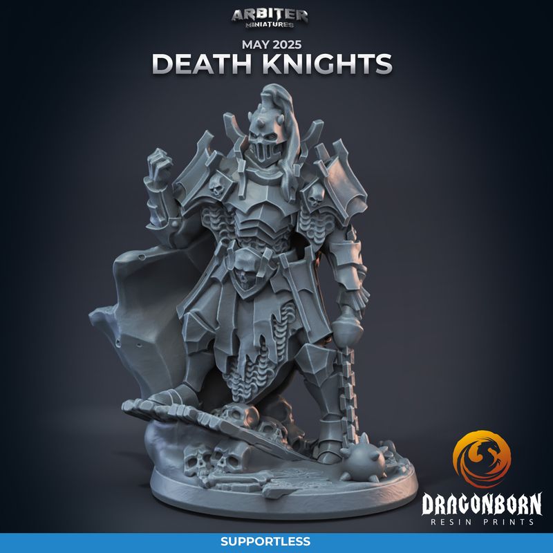 Death Knight 03 [25/05] - DnD RPG Wargaming Miniatures - supportless version