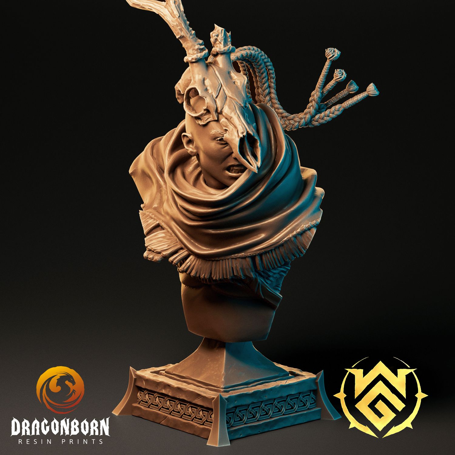Bust of the Desert Druid Cai