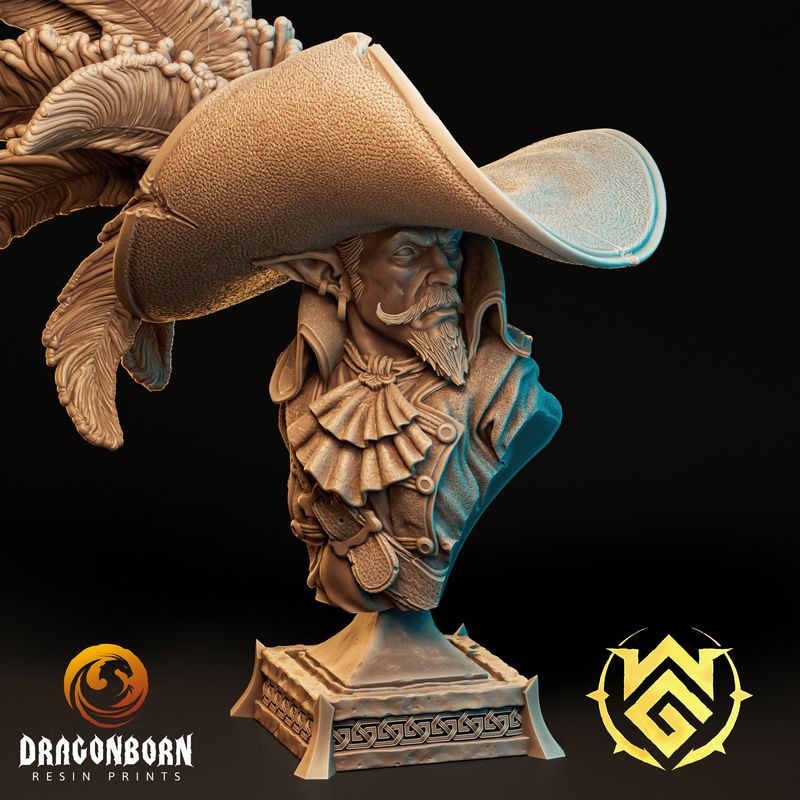 Bust of the Pirate Tyrant Bartholomew