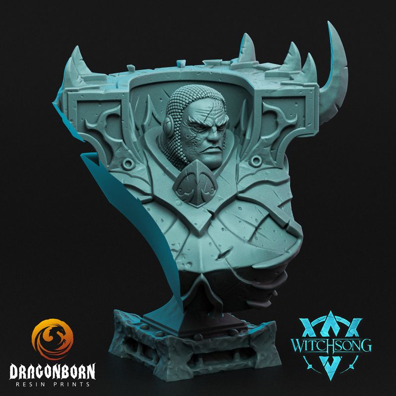 Fallen Overseer Bust - Knight - Paladin - Warrior