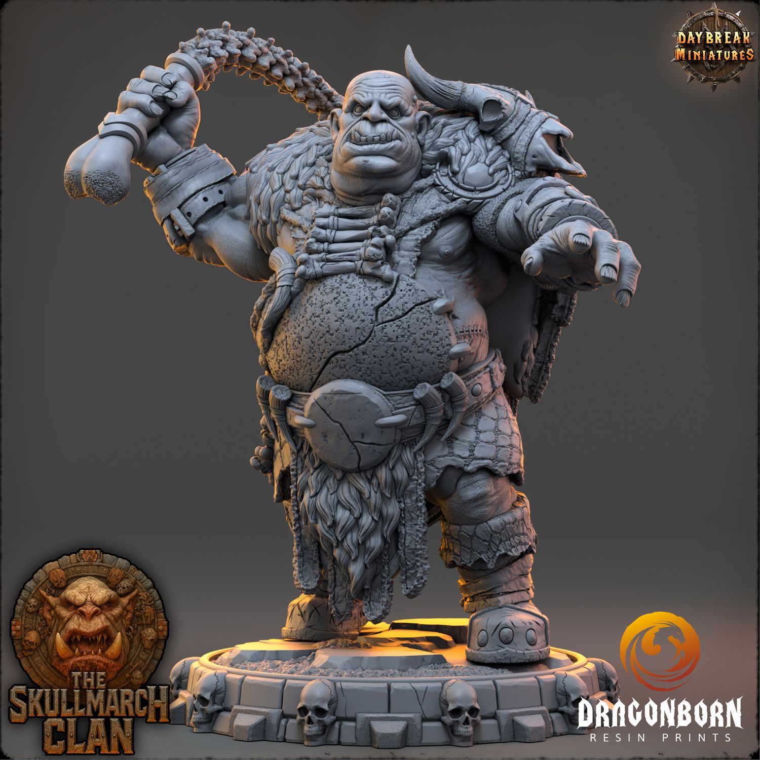 Dregmarw Thornlash - Ogre Warrior DnD RPG Wargaming Miniatures