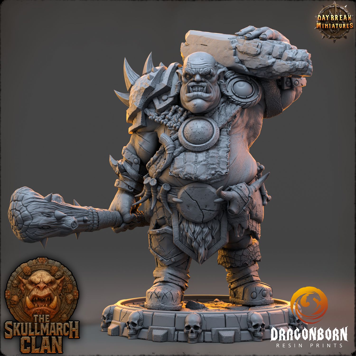 Krathor Bannerless - Ogre Warrior DnD RPG Wargaming Miniatures
