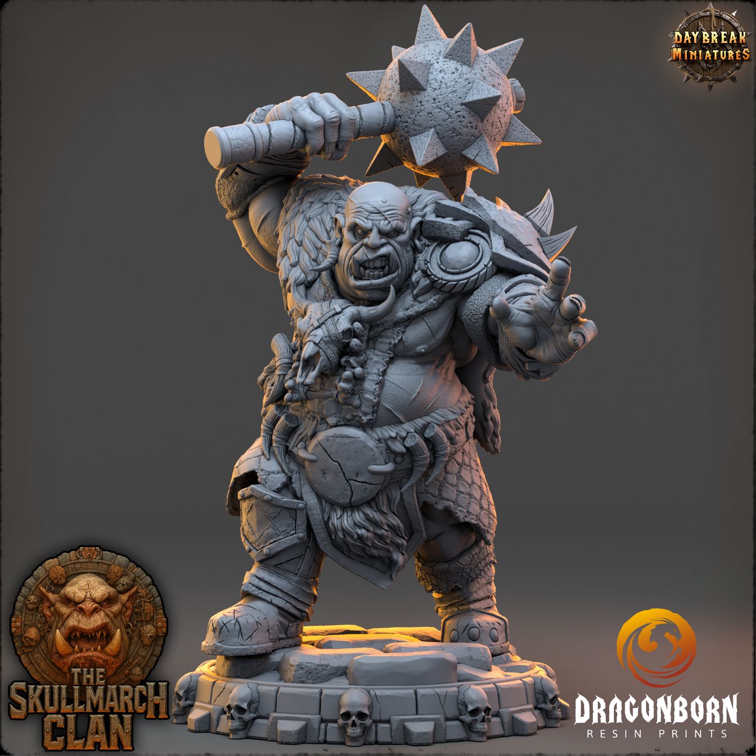 Marnok Cursebearer - Ogre Warrior DnD RPG Wargaming Miniatures
